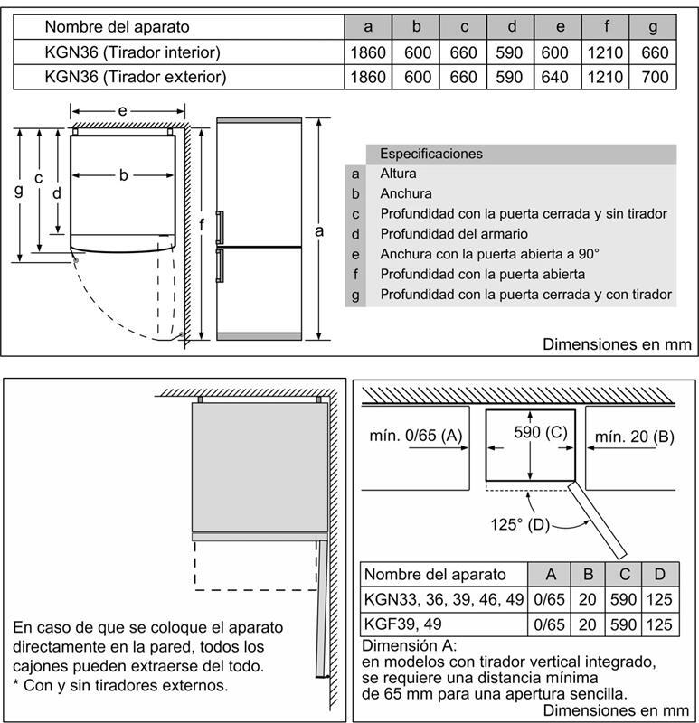 Cemevisa - Combi Bosch KGN36VWDA