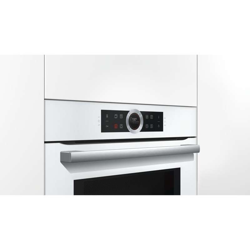 Духовой шкаф bosch cmg633bw1 белый