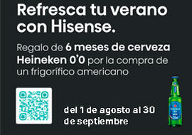 hisense 6 meses heineken americanos