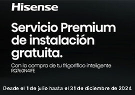 Hisense instalación gartuita