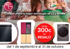 lg cashback hasta 300 euros